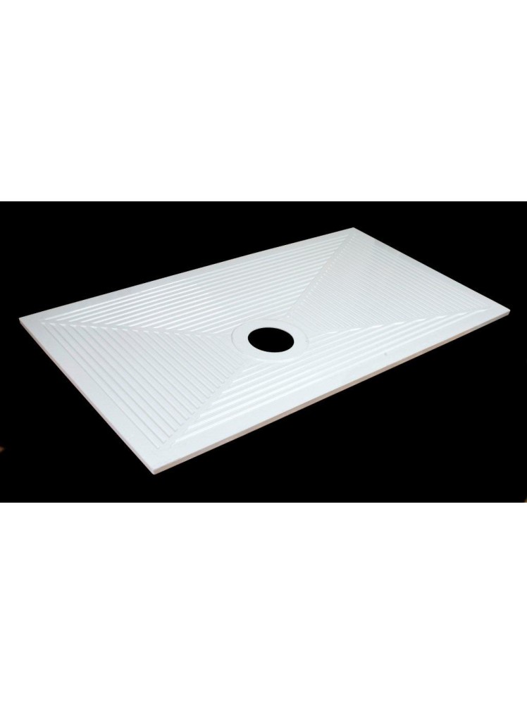 Diamond Rectangular Wet Room Tray for Tiled Floors D05RT2